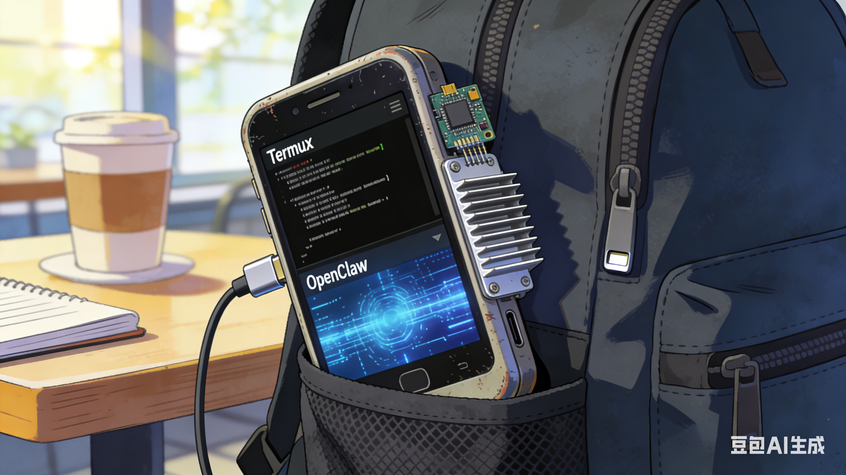 太秀了！旧手机秒变 OpenClaw 随身服务器，摆脱电脑束缚随时用